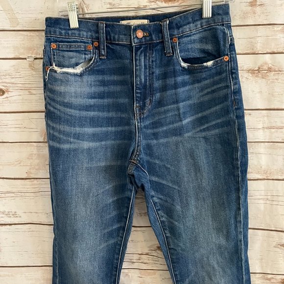 Madewell Women's Boot Cut Jeans - Blue - Picture 3 of 9